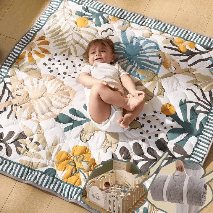 Momcozy Floor Play Mat Green Forest | Model GM017-C700NB-A