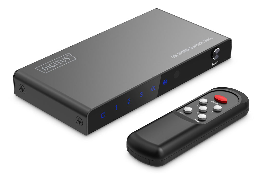 Digitus 8K HDMI Switch 3x1 with Remote Control