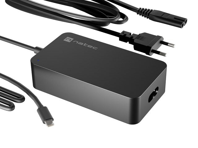 NATEC Power Supply Charger USB-C 65W 110-240V NZU-2361