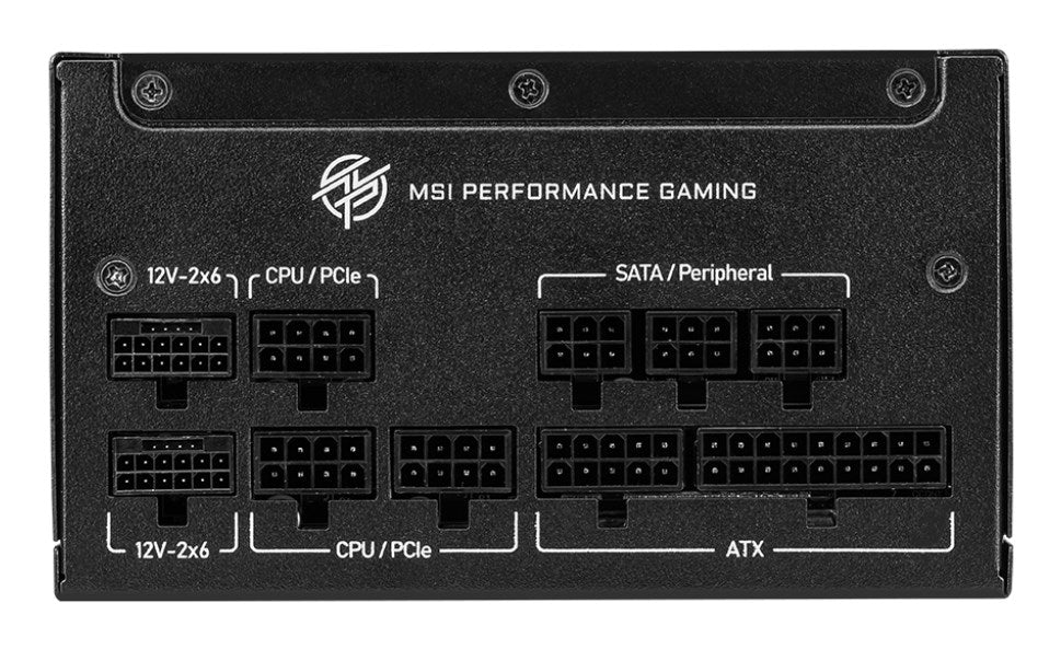 MSI MPG A850GS Power Supply 850W ATX Black
