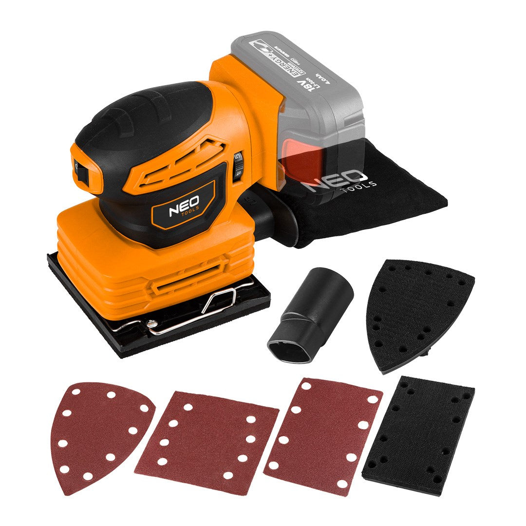 NEO Energy+ 18V 3-in-1 Orbital Sander No Battery