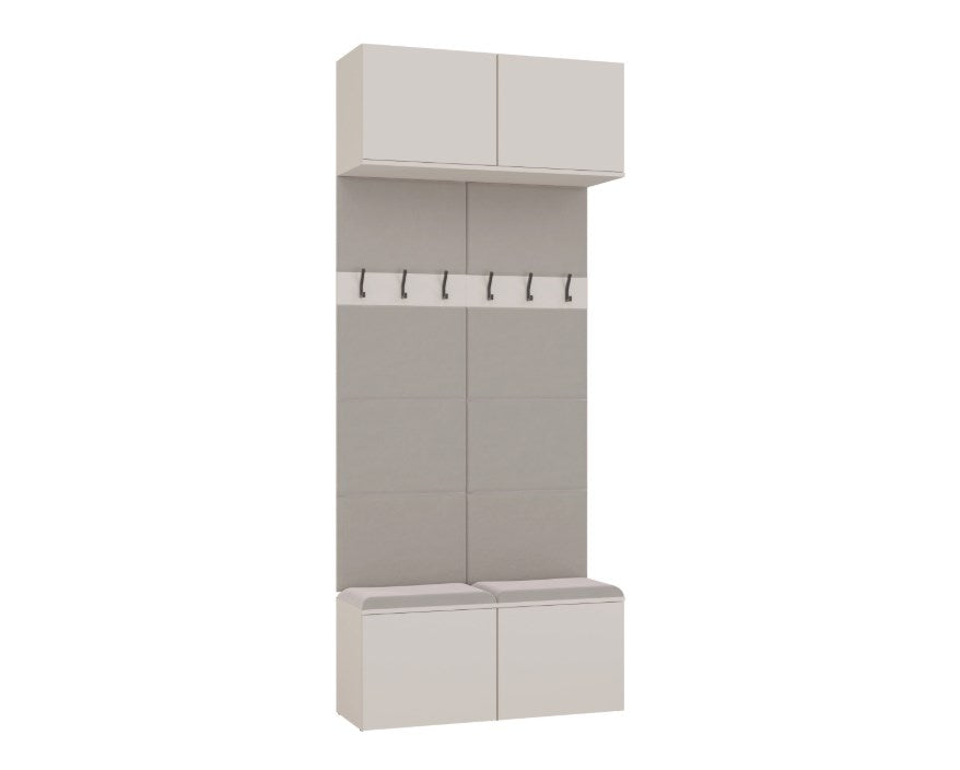 TOP E SHOP HAGA II 2W Cashmere Wardrobe 1650x780x440 mm
