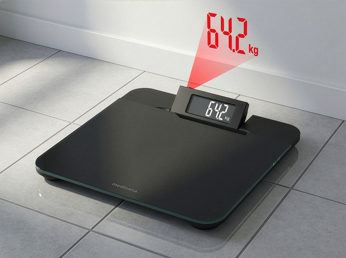 Medisana Electronic Scale 40025 - 180 kg Capacity, LCD Display, Black