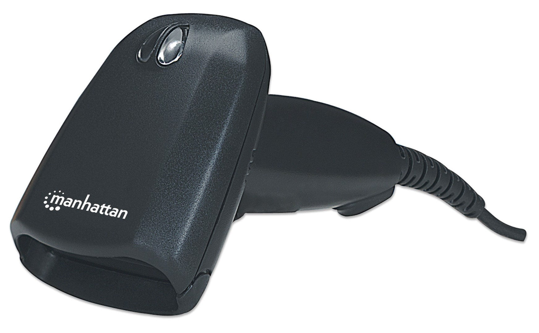 Manhattan Long Range CCD Barcode Scanner - Handheld - Black - USB (177672)