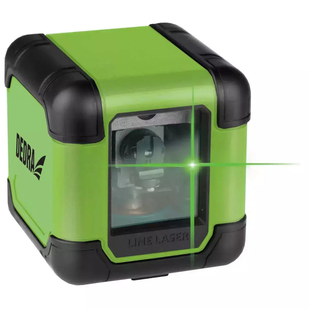 DEDRA Cross Line Laser Set Green + 40 M Laser Rangefinder MC0920