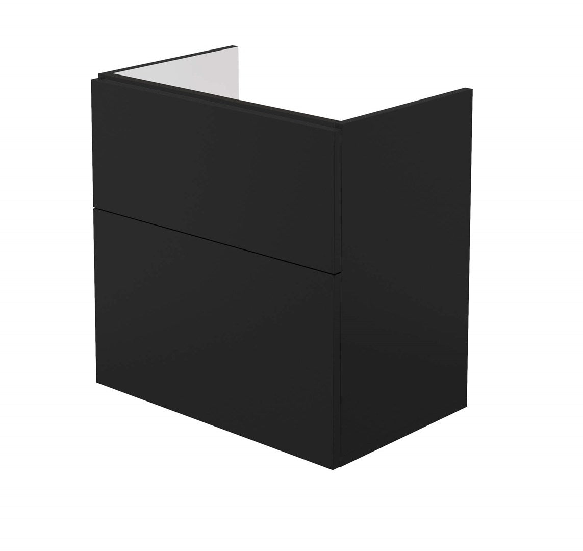 Deante Washbasin Cabinet Without Worktop - Wall-Hung - Black - STU NU61