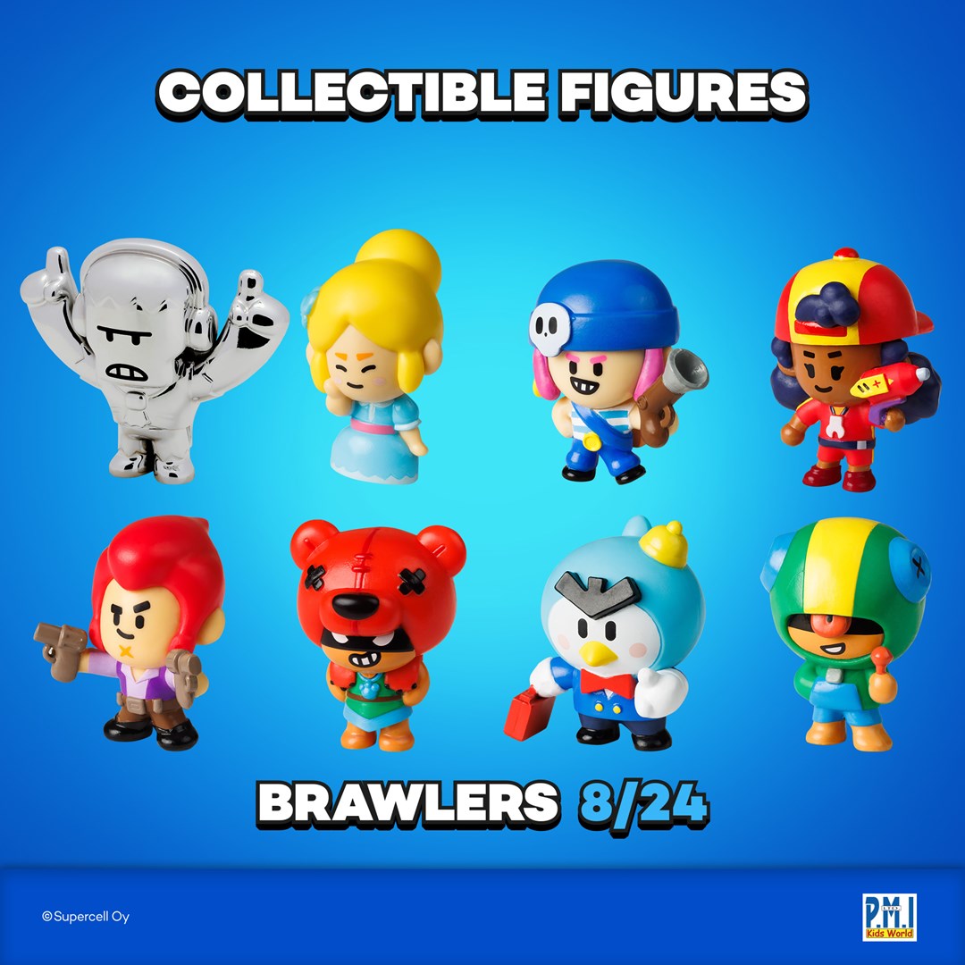 BRAWL STARS S1 Figures - 8 Pack Deluxe Box Ver. B