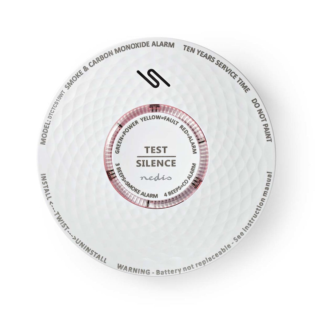 Smoke and Carbon Monoxide Detector Nedis DTCTCS10WT