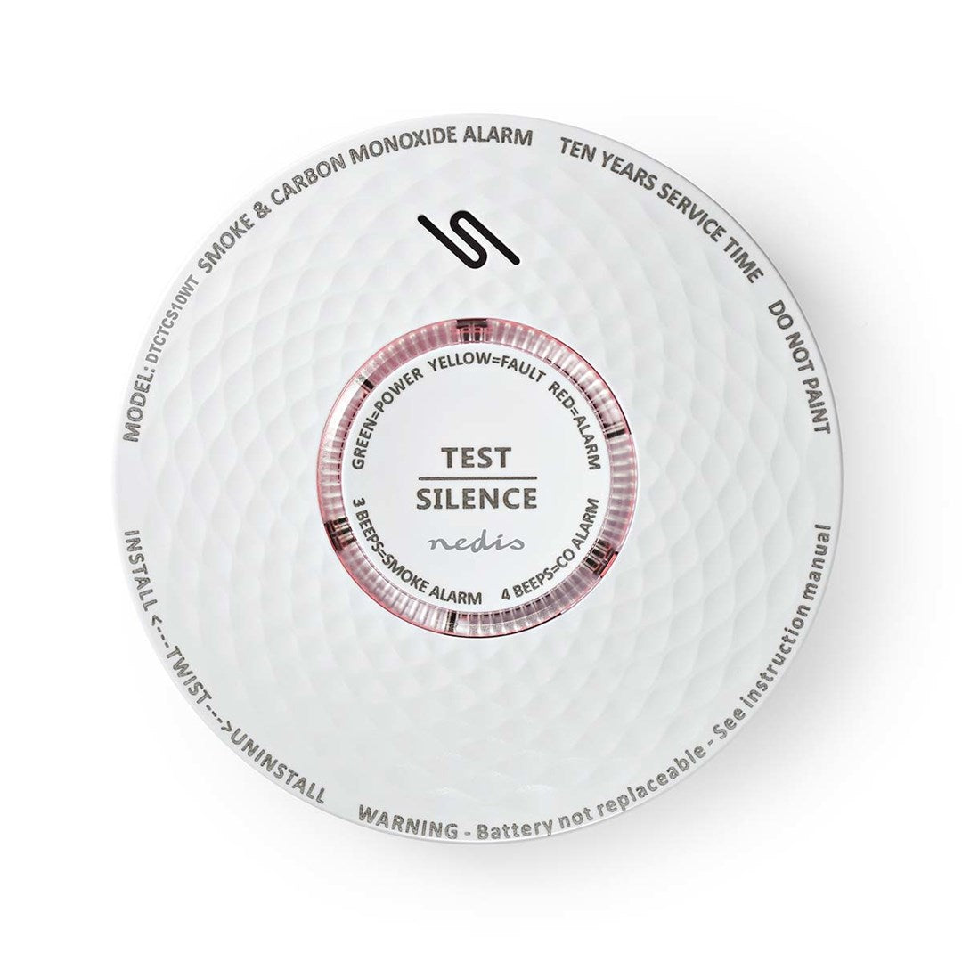 Smoke and Carbon Monoxide Detector Nedis DTCTCS10WT