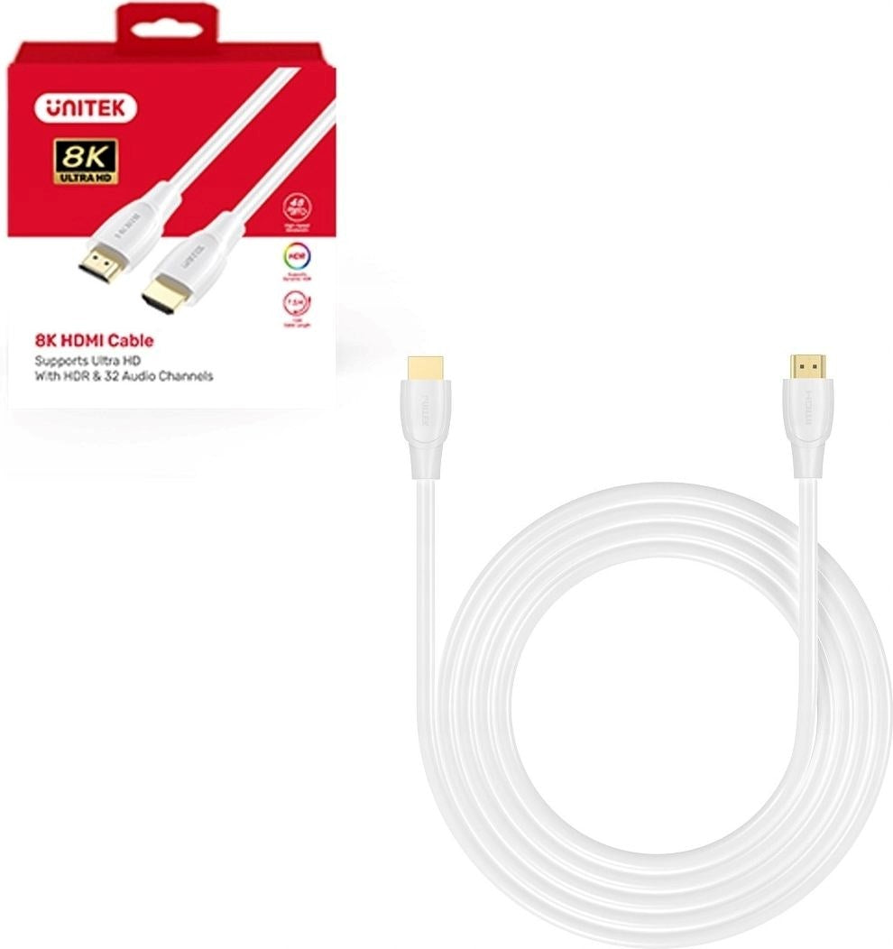 UNITEK HDMI 2.1 8K HDR Cable 5 m C11099AWH03-5 M