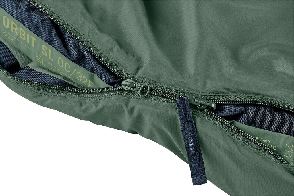 Deuter Orbit SL 0C/32F Adult Mummy sleeping bag Fabric  Polyethersulfone (PES)  Ripstop Green