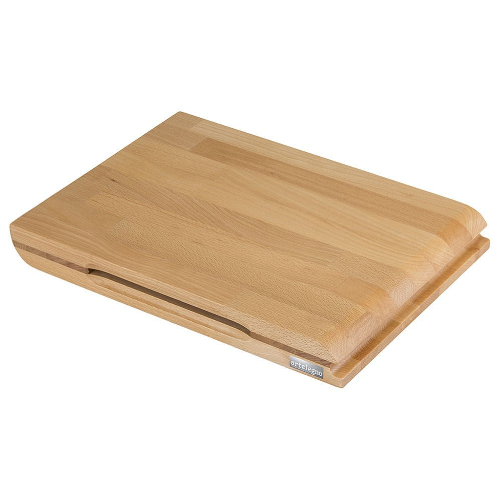 Artelegno Cutting Board FSC Beech Wood 40 x 30 cm with Magnetic Knife Holder