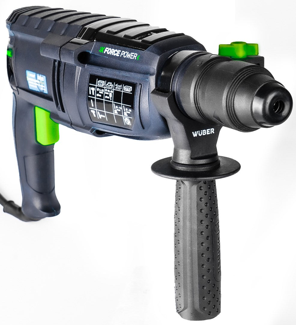 Rotary hammer with 4 J impact energy 2500 W W28920 WUBER