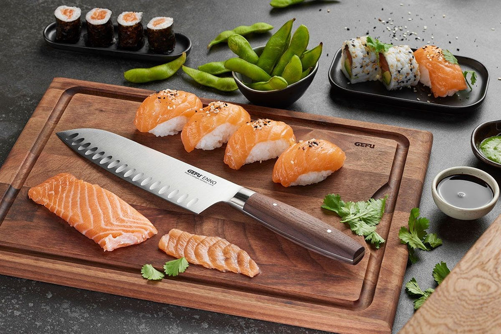 GEFU ENNO Walnut Wood Cutting Board 37 x 25 cm