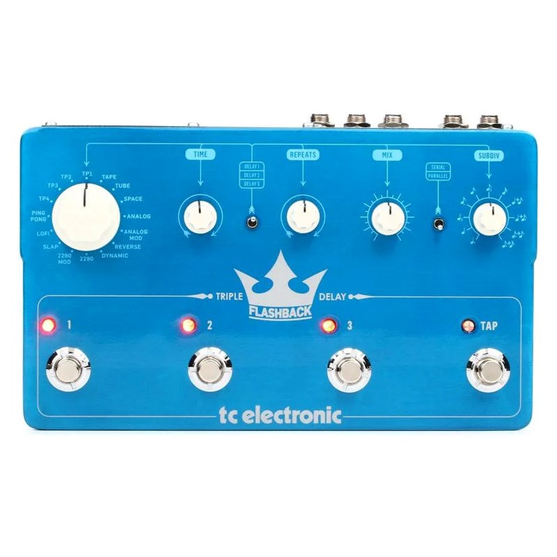 TC Electronic Flashback Triple Delay Effect Pedal - 3 Delay Engines - True Bypass