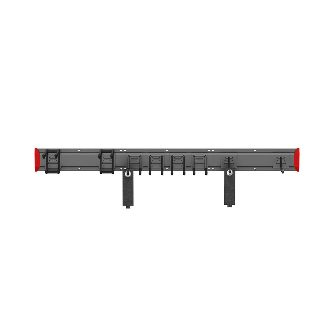 Maclean Wall-Mounted Tool Organizer MC-179, Steel, Max Load 228 kg, 10 Hooks