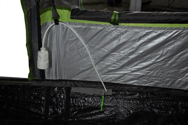 High Peak Bozen 5.0 Green  Grey Tunnel tent