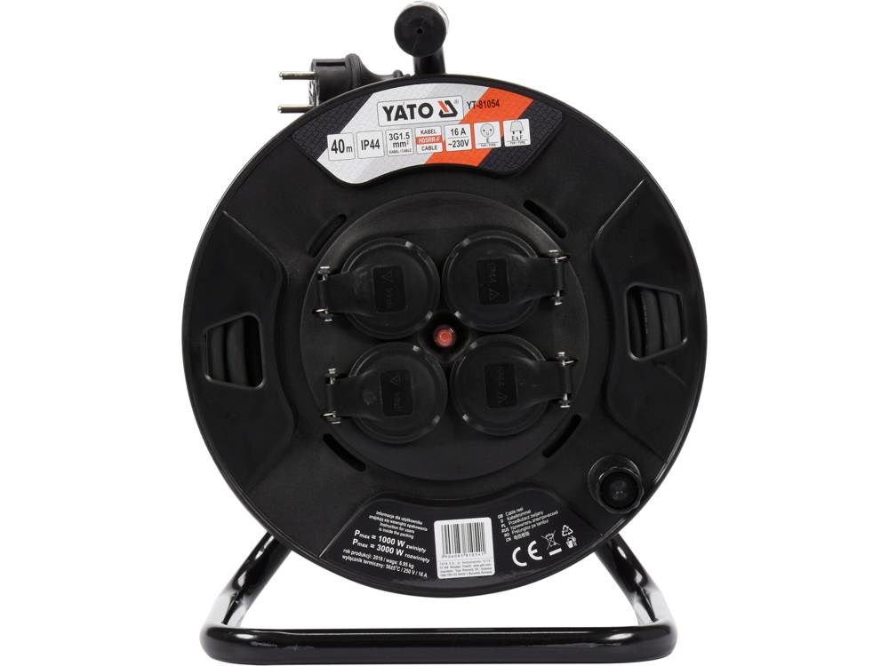 YATO EXTENSION CABLE DRUM 40m 3 x 1.5mm2 IP44 81054