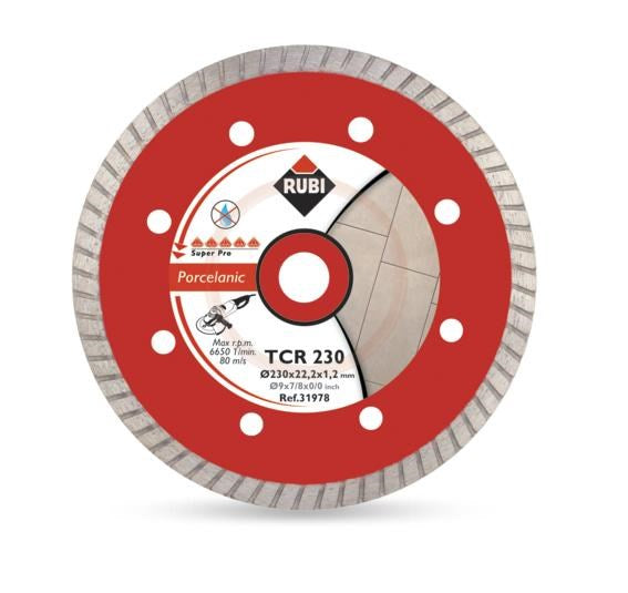 RUBI Diamond Blade TCR 125 mm Porcelain Model 31973