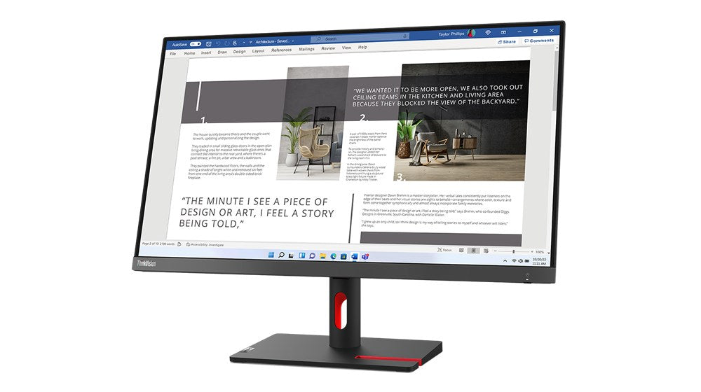 Lenovo ThinkVision S27i-30 LED Display 27" Full HD 1920 x 1080 - Grey (63DFKAT4EU)