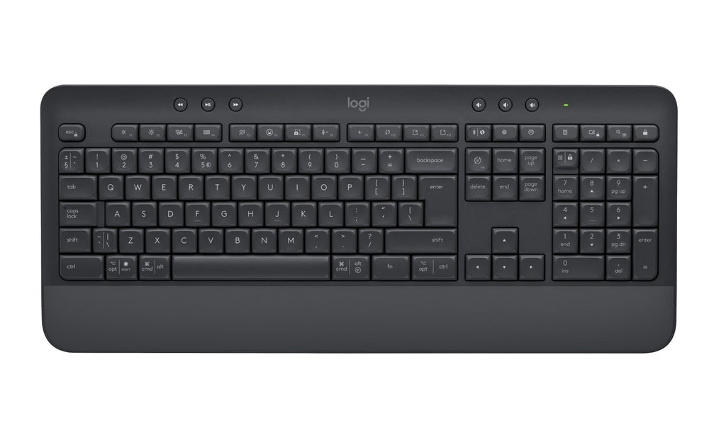 Logitech Signature K650 Wireless Keyboard, Bluetooth 5.1, QWERTY, Graphite