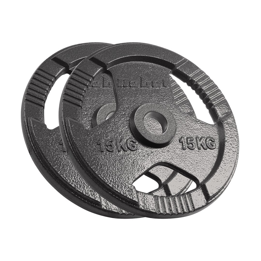 Rebel Cast Iron Weight Set 2x15kg - Model RBA-2143-15