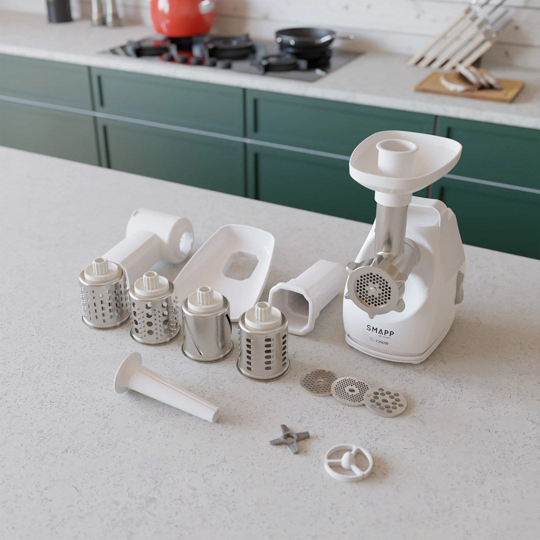 SMAPP 490.81 Mincer with Shredder 2200W White