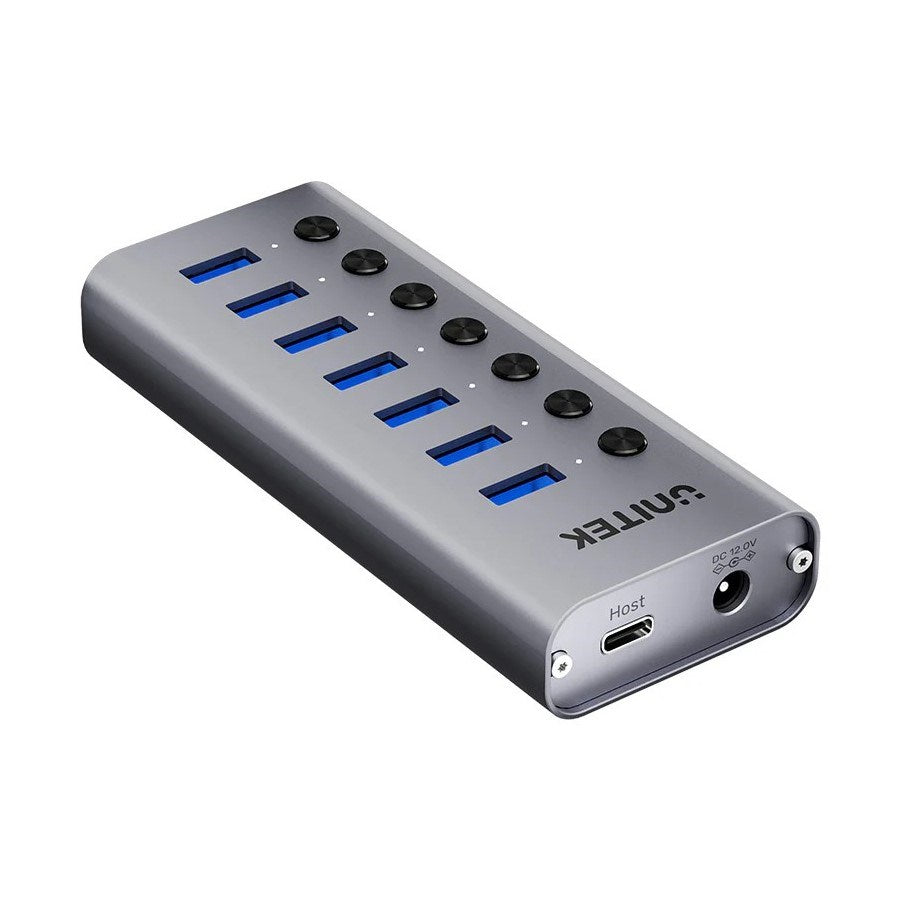 UNITEK H1314A01-EU USB-A 3.0 Hub 7-in-1 with Switch