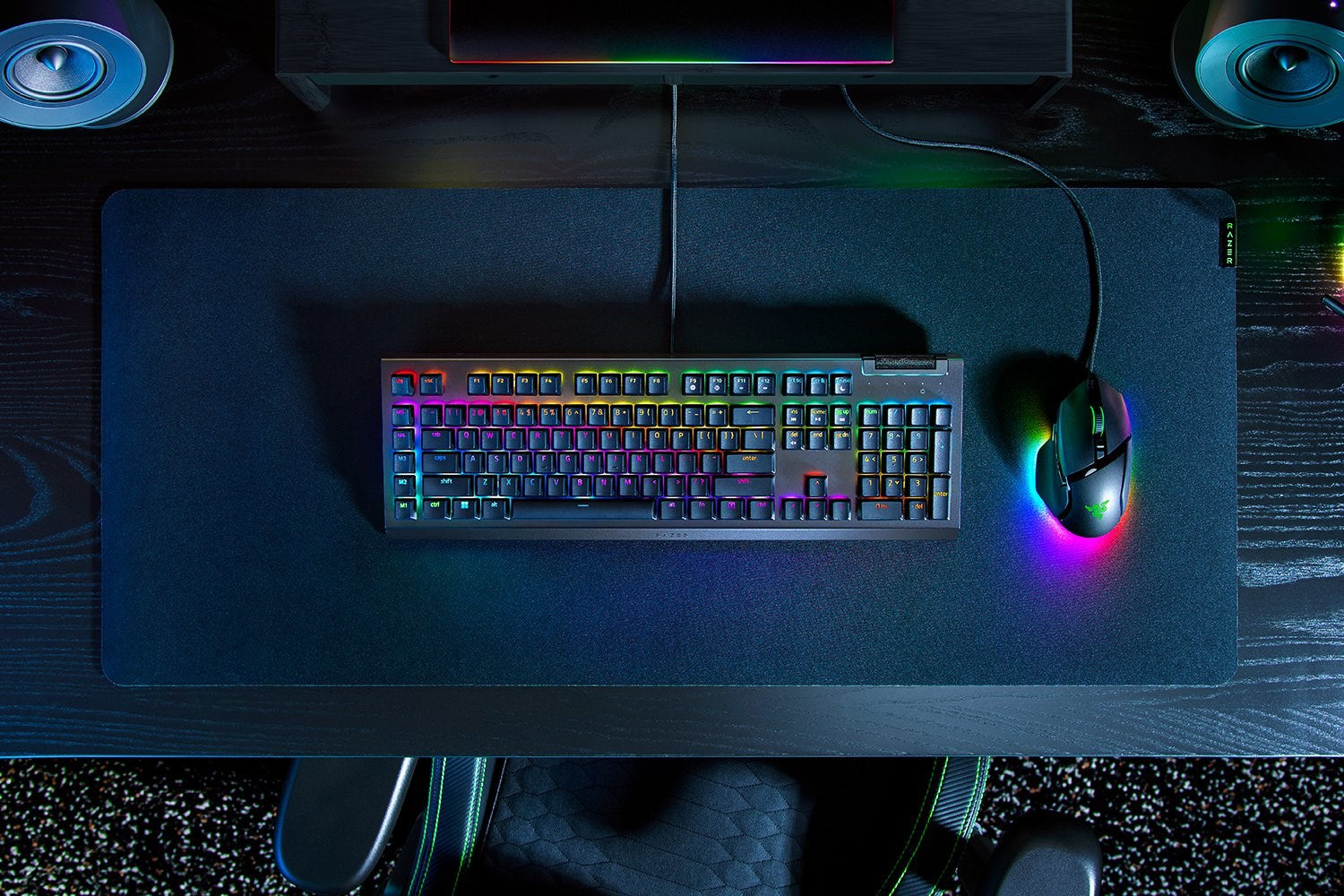 Razer BlackWidow V4 X Keyboard Backlit USB QWERTZ German Razer Green Gen-3 (RZ03-04700400-R3G1)