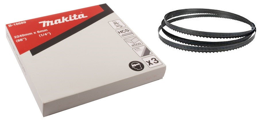 Makita bandsaw LB1200F 2240x6mm 6 TPI for cutting curves in wood