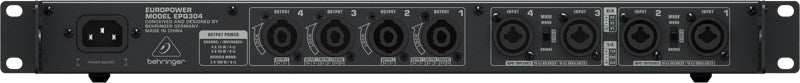 Behringer Europower EPQ304 Stereo Power Amplifier - 1U 1HE