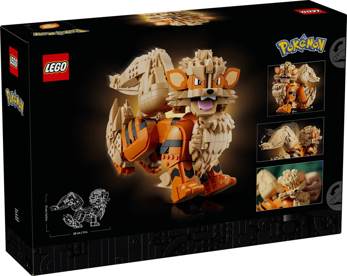 LEGO POKÉMON Arcanine Building Set, 1190 Elements, Model 72160