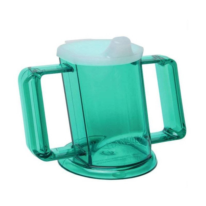 Sundo Handycup Drinking Cup Green with Tea Spout