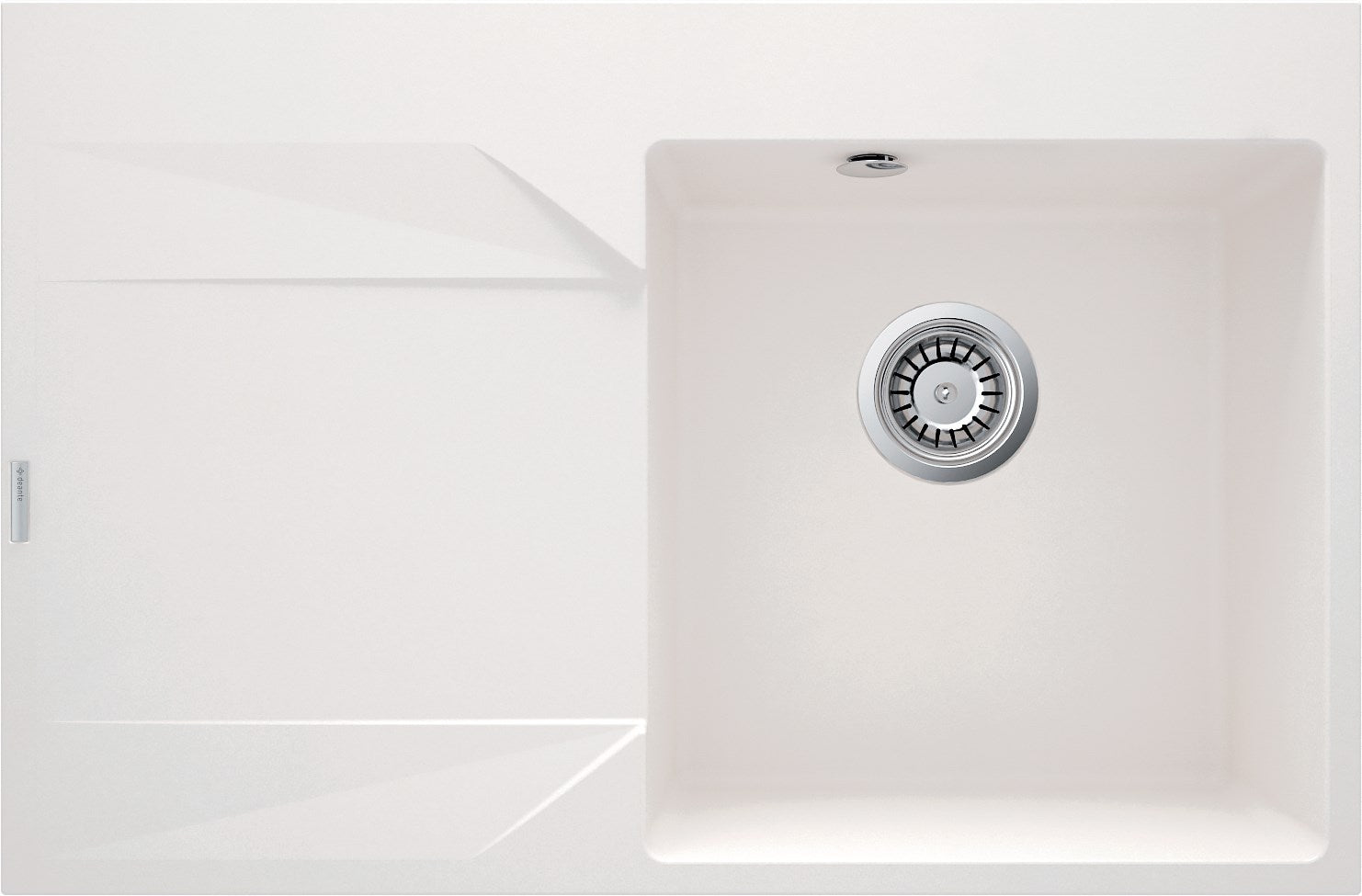 1-bowl left sink with drainer