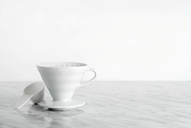 HARIO V60-02 White Ceramic Drip Coffee Maker