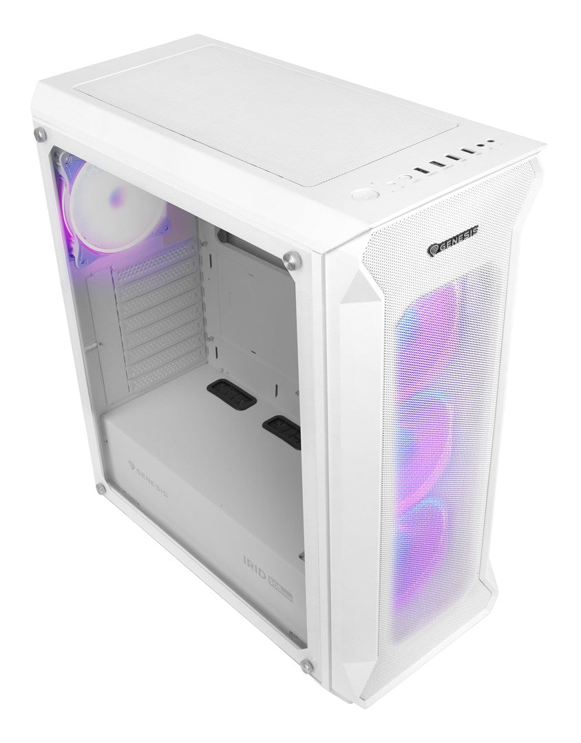 GENESIS Irid 505 ARGB Midi Tower Case White