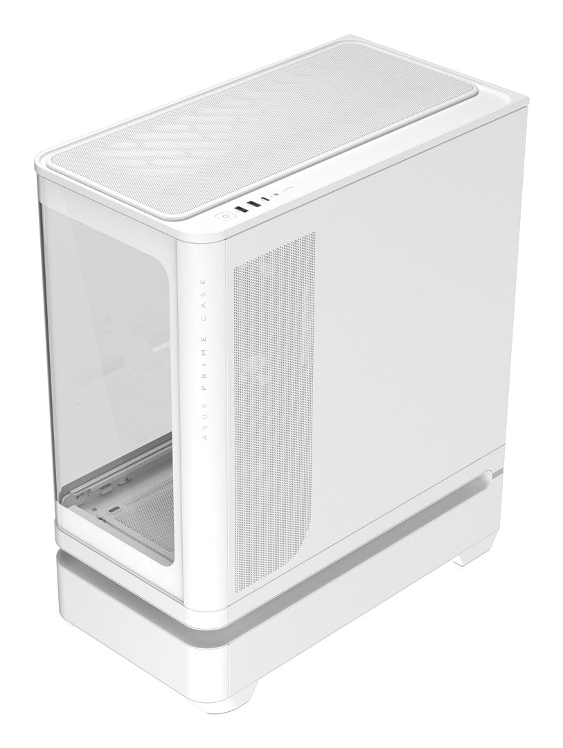 ASUS PRIME AP304 TG ARGB WHITE PC Case Multi-Color Illumination ATX, micro ATX, Mini-ITX
