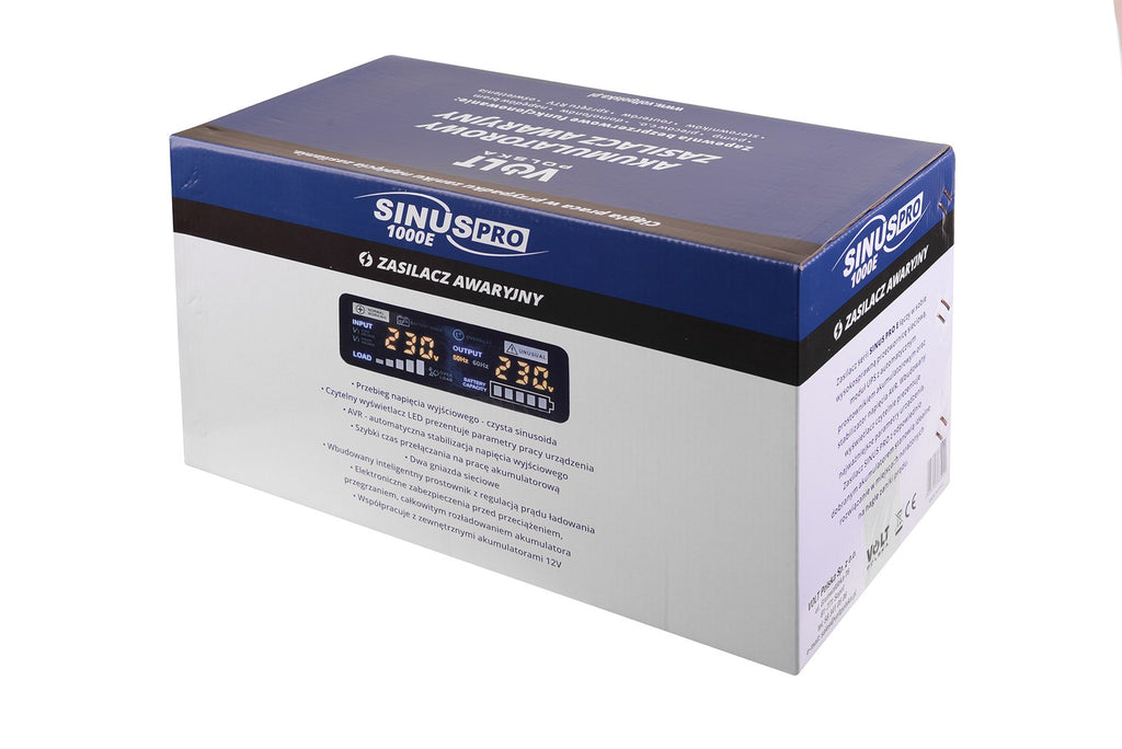 VOLT CONVERTER POLAND SINUSPRO-1000E 12V 700/1000W