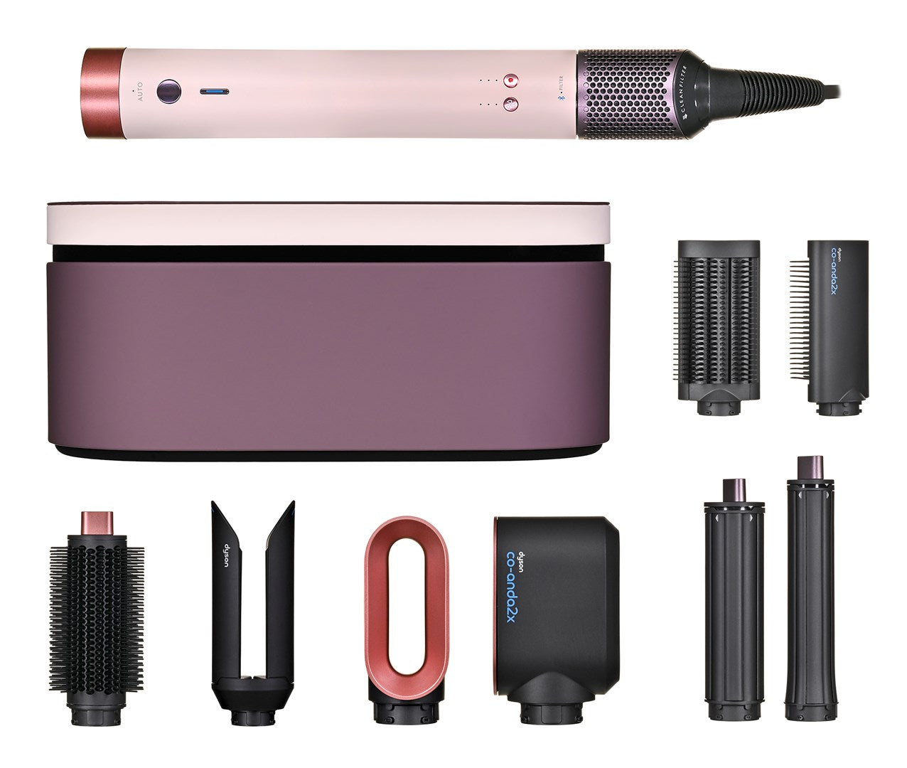 DYSON Airwrap Hair Styler Pink Coanda2x™ with Smart Attachments