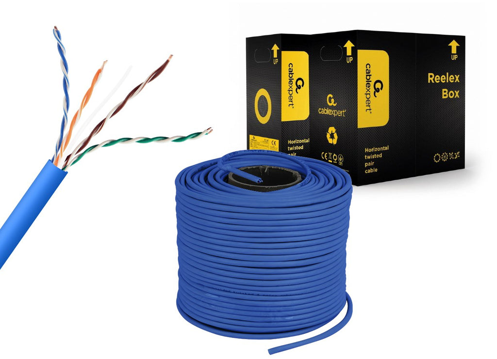 Gembird Networking Cable Cat5e U/UTP 305 m Blue UPC-5004E-SOL-B