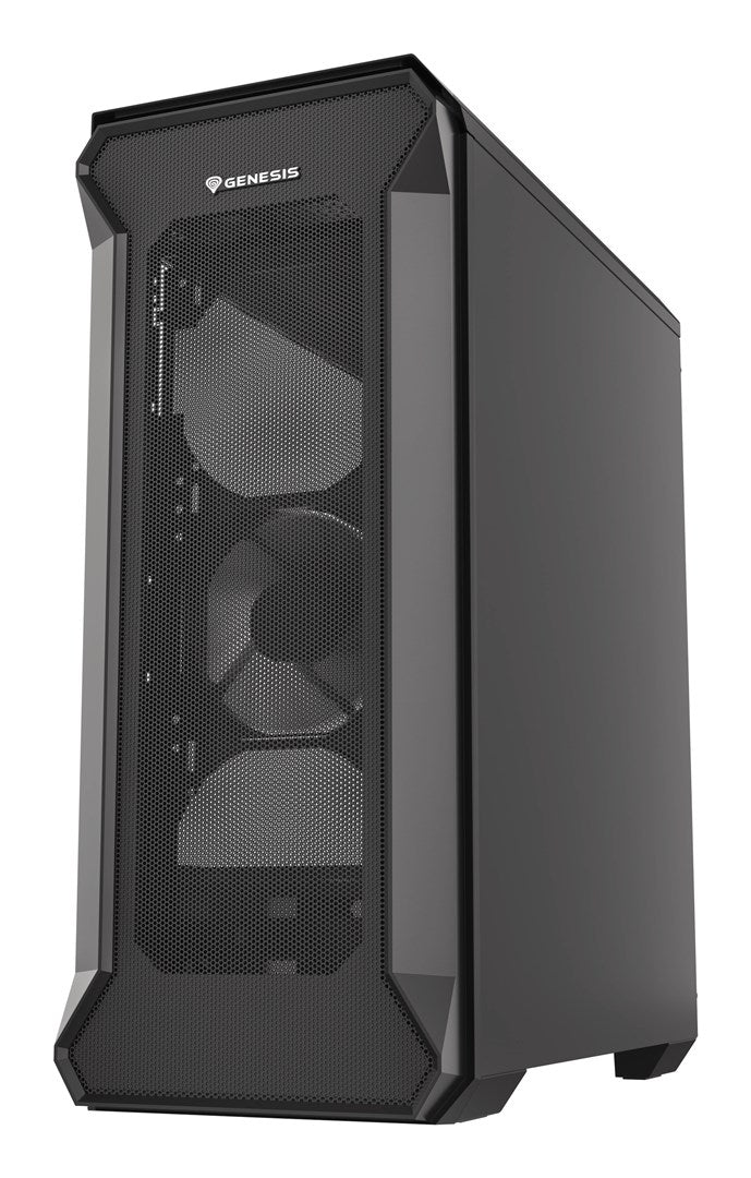 Genesis Irid 505 Midi Tower Black Computer Case