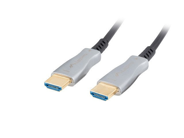 Lanberg HDMI M/M Optical Cable, 50 m, 4K, v2.0, Black, Model CA-HDMI-20FB-0500-BK