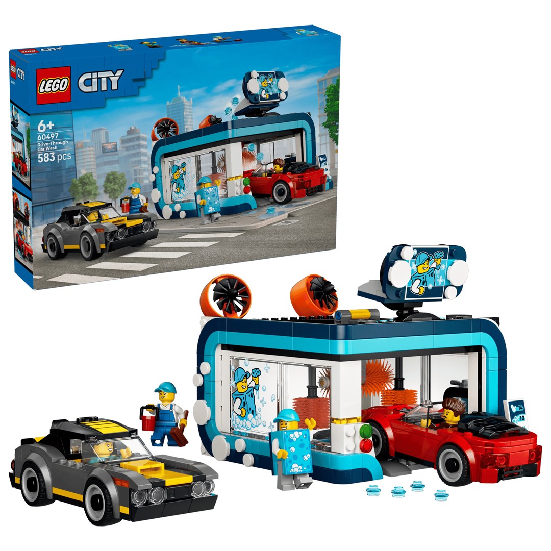LEGO CITY 60497 Drive-Through Car Wash