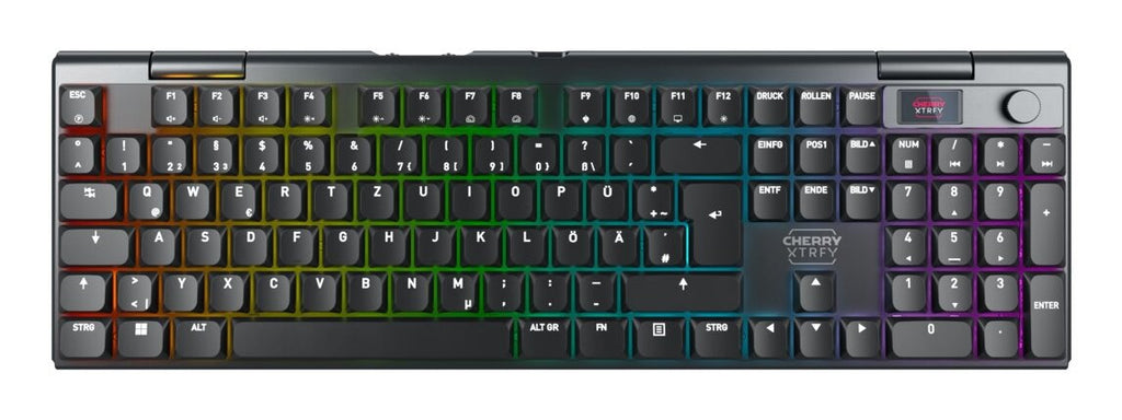 Cherry XTRFY MX 10.1 Wireless Gaming Keyboard - Low-Profile - RGB - QWERTZ - Black (G8A-25100HJADE-2)