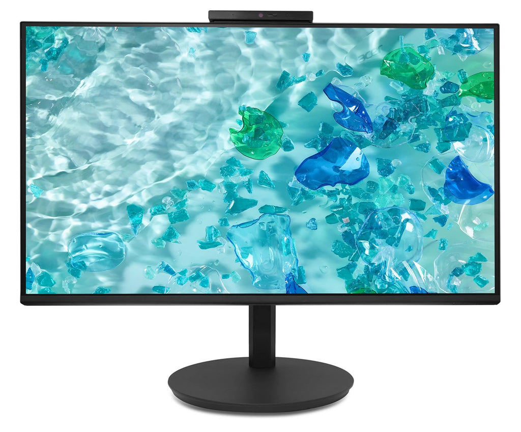 Acer Vero CB242YD6bmiprcx  23.8'' FHD (1920x1080) IPS  ZeroFrame  120Hz  1ms(VRB)  250nits  VGA  HDMI  DP  Speakers  Audio In/Out  Adj.WebCam 5M/Mic array  AdaptiveSync  Energy Efficiency Class B  TCO Black  3Y