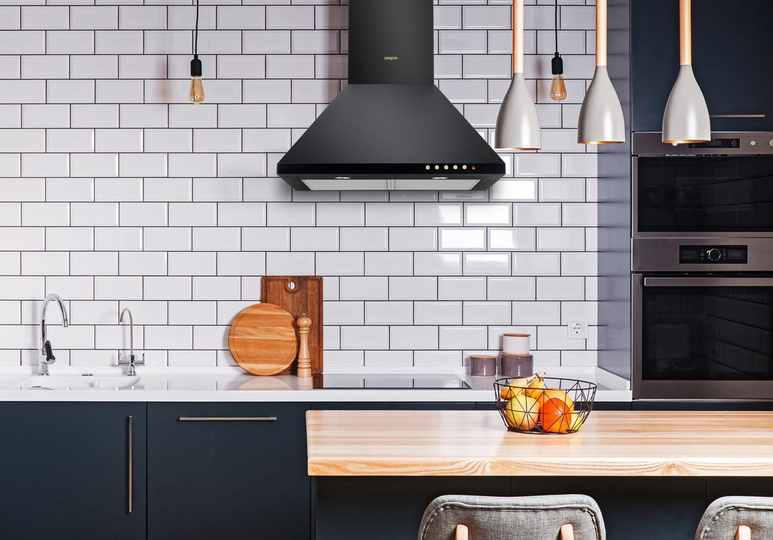 Akpo WK-4 Classic Wall-mounted GOLD 60 BLACK