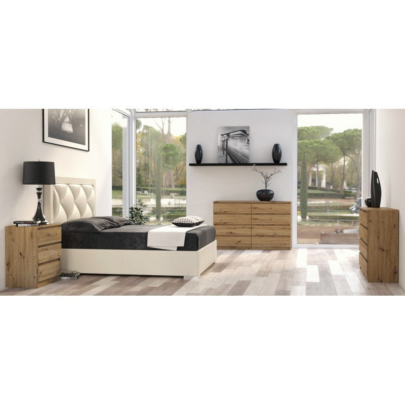 Topeshop Chest of Drawers M8 140 Artisan Oak