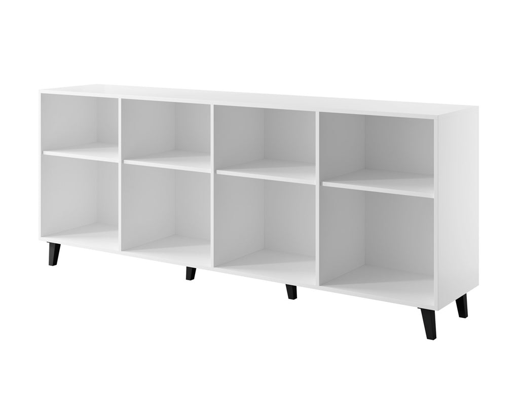 BARI Chest of Drawers 200x42x82 White Matt
