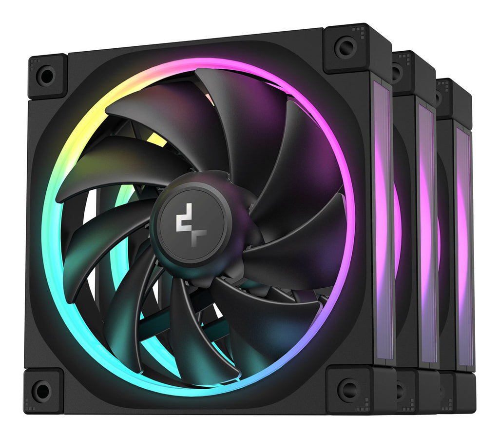 Deepcool FL12 Black - 3 Pack - 120 mm - 2.150 rpm - 12 V 3er R-FL12-BKAPN3-G