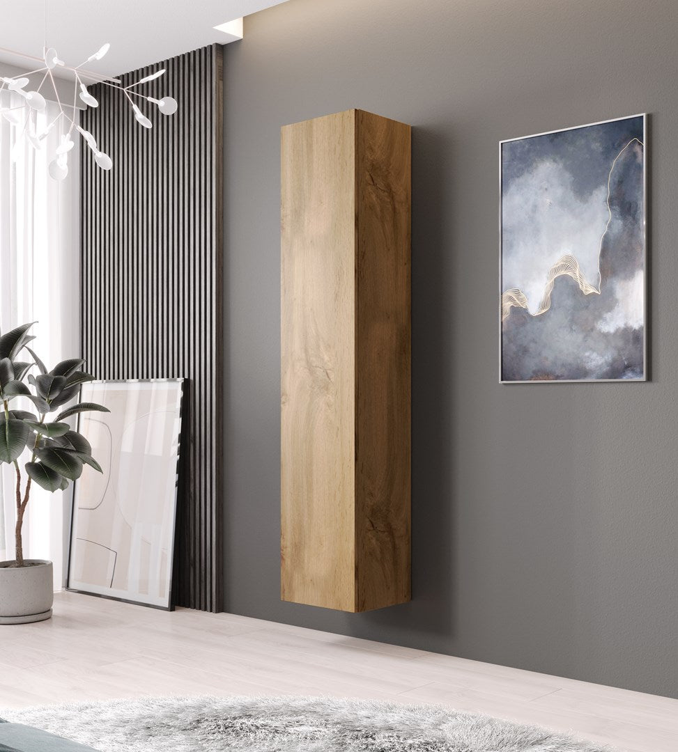 Full cabinet bed VIGO '180' 180/40/30 wotan oak